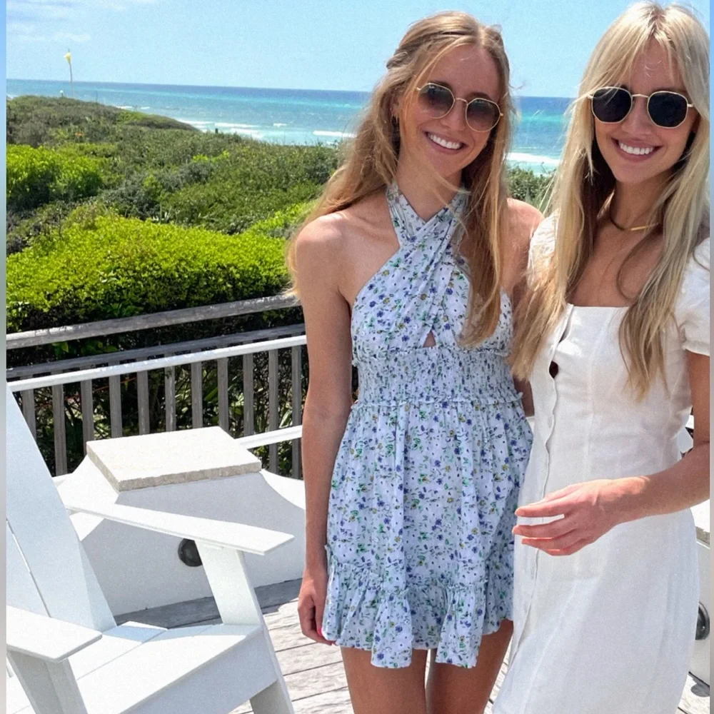 Aerie Spring Fling Halter Dress - Picture 2 of 5
